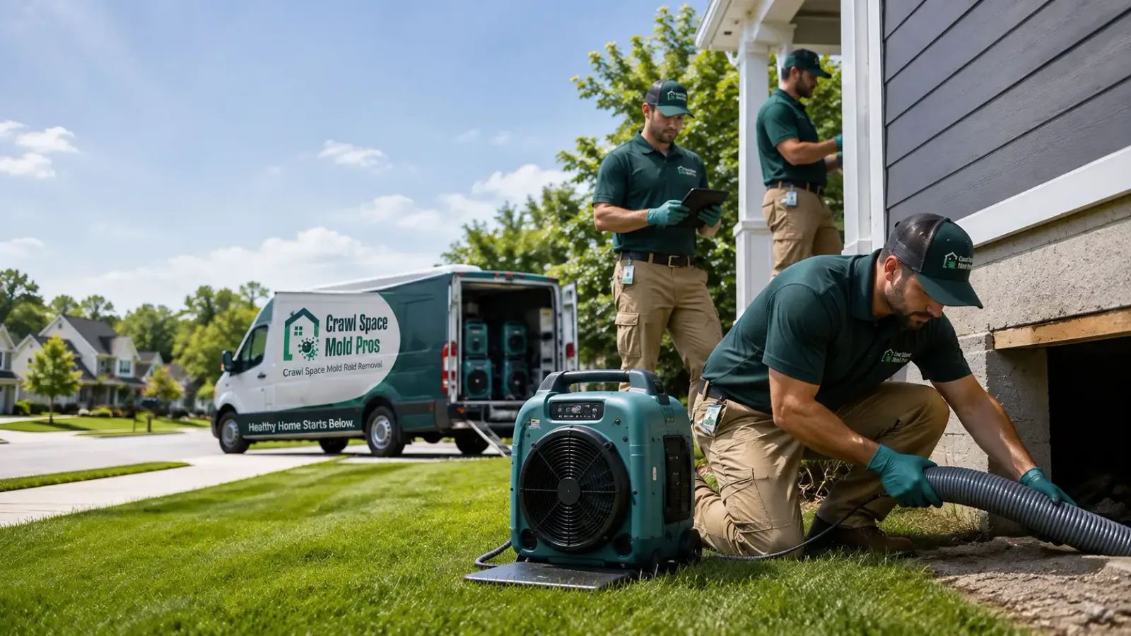Crawl Space Mold Removal in Fontana, CA